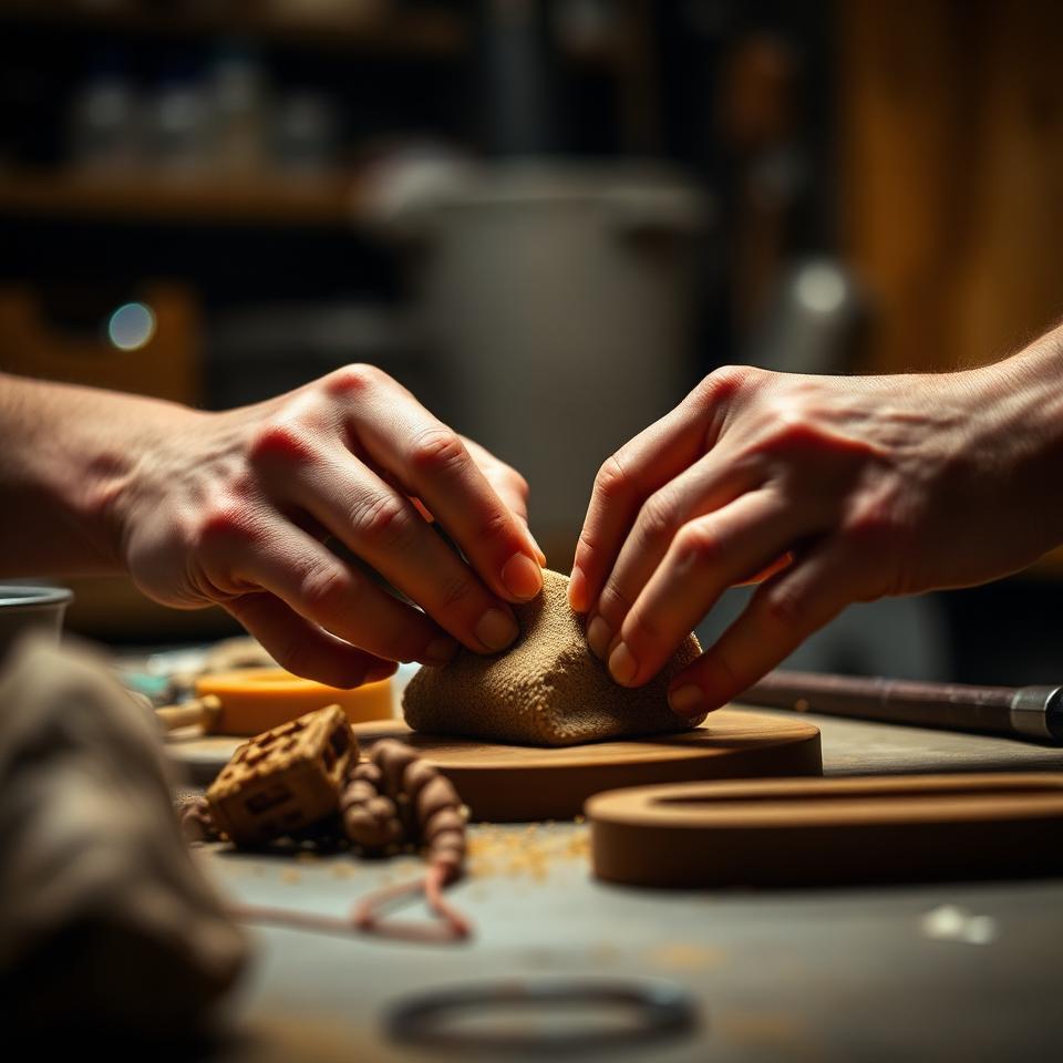Hands at work